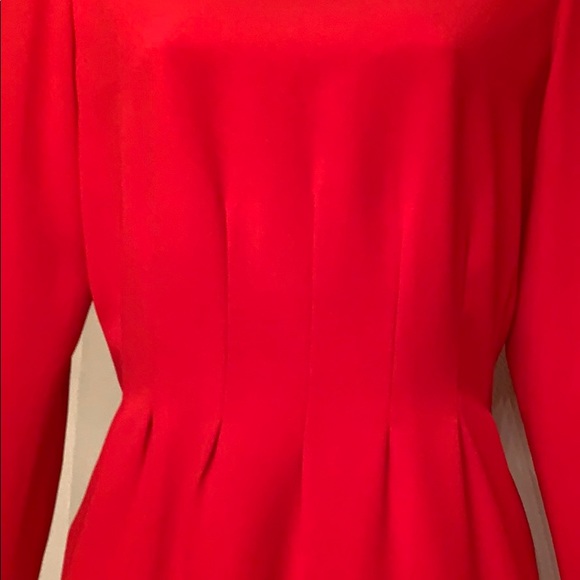 Liz Claiborne Ruby Red Tailored Dress - Picture 2 of 8